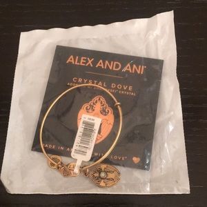 Alex and Ani Crystal Dove Bracelet